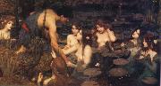 John William Waterhouse Hylas and the Water Nymphs oil painting picture wholesale